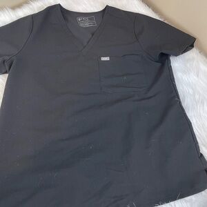 Figs technical collection Black V-Neck Shirt